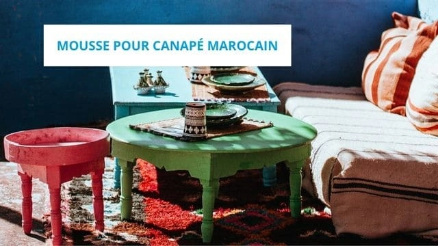Une banquette marocaine
