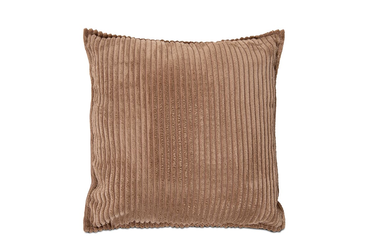 Coussin Malo Velours Cotelé Marron